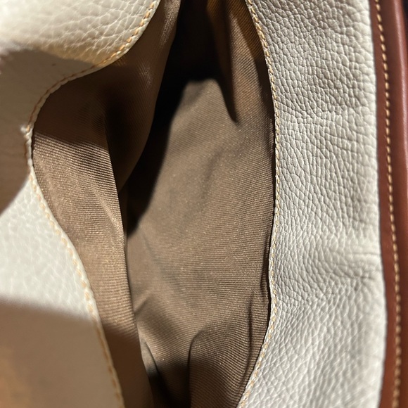 Coach Vintage Sheridan Marion Crossbody Bag in Brown and Cream - Picture 2 of 11